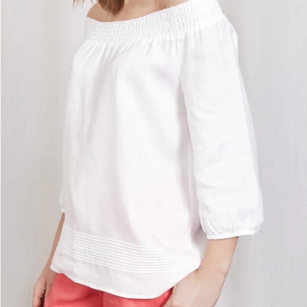 Boden Henrietta Linen Top‎ Size 10